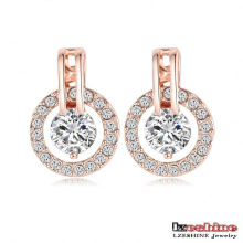 Fashion Czech Crystal Wedding Stud Earring for Women (ER0056)